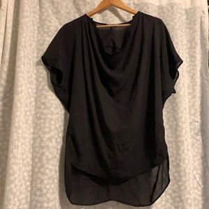 Vince Black Silk Top